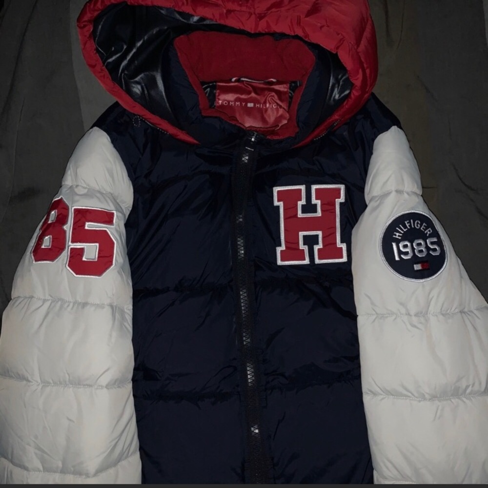 Tommy Hilfiger Varsity Puffer. Mens Medium